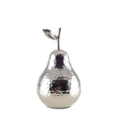 Silver Decorative Pear 12x12x22,5 cm