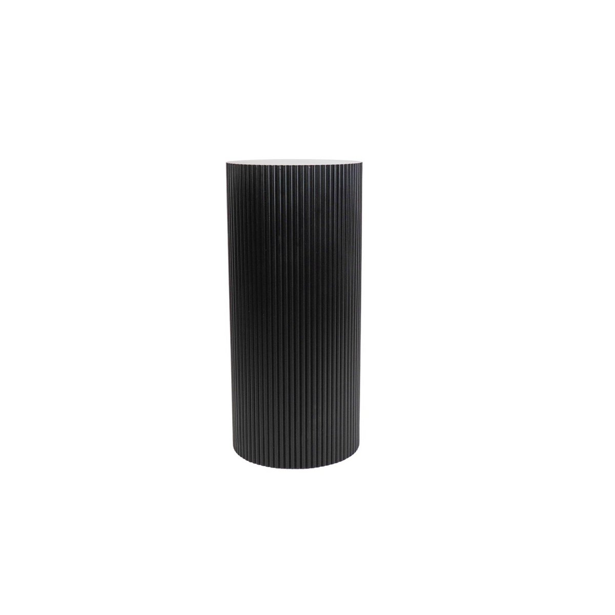 Side table or  pillar cylinder - black