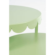 Lara Side table - Set of 2 - H51 x Ø40 cm - Metal - MintGroen