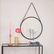 Jewelry holder - Marble/Metal - Black - 15x14x25.5cm