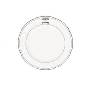Plate - Creme de la Creme - New Bone China - 19.5x19.5 x 1.2cm