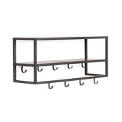 Coat rack - Shelves - Metal - Black 