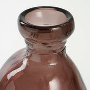 Pinto Vase - H51 x Ø22 cm - Recycled Glass - Dark Brown