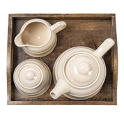 Dienblad met servies 27x22x16 cm