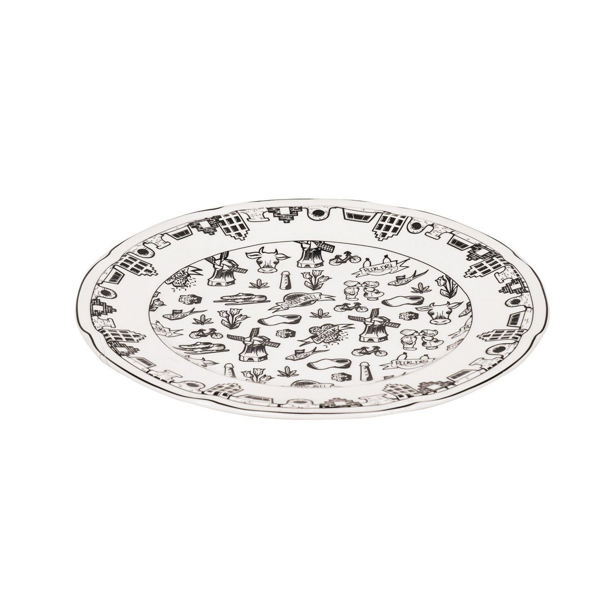 Plate - Dutch Black - Newbone China - 26x26x1.5cm