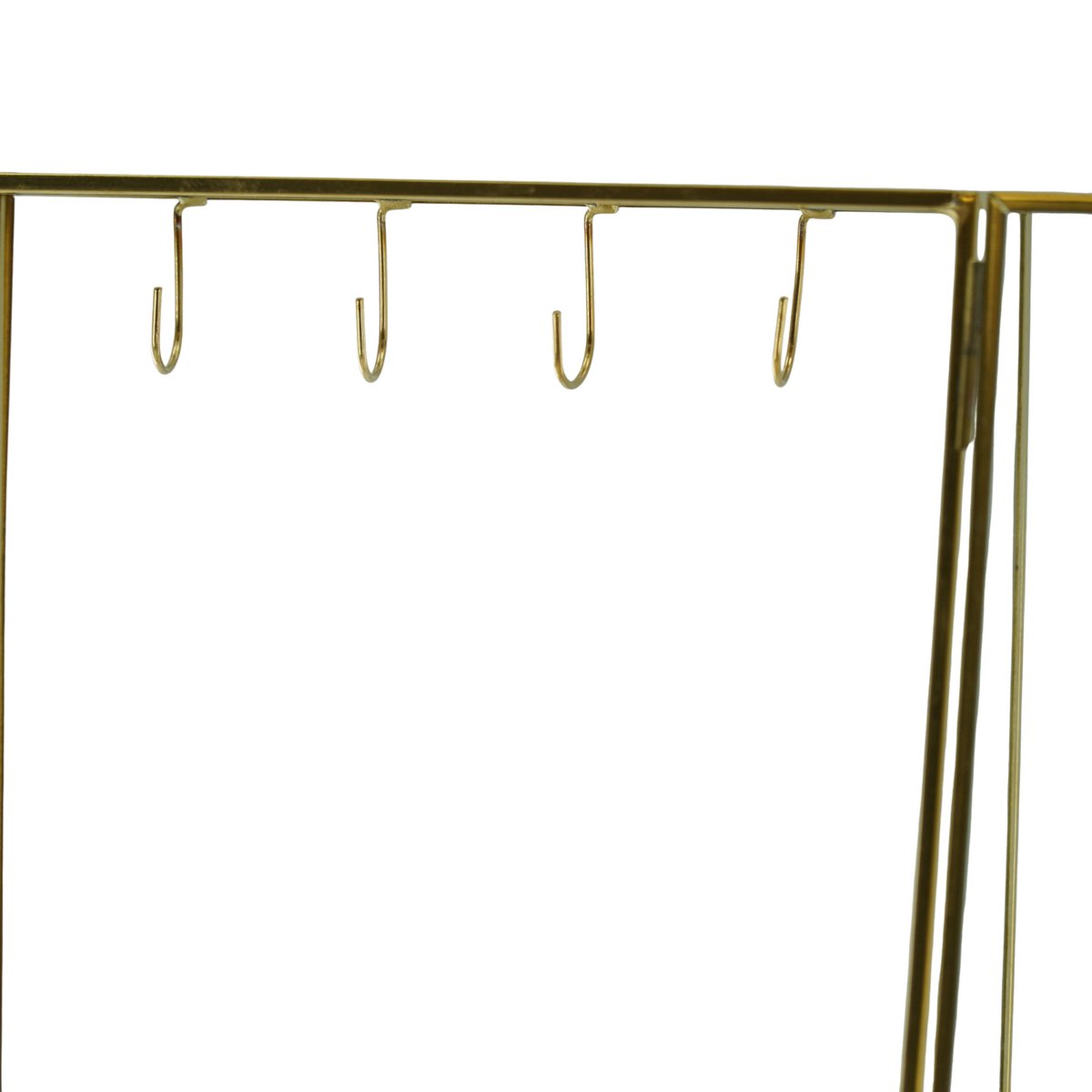 Jewelry box - Metal/Glass - Gold - 18x11x31cm