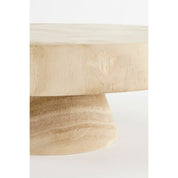 Pia Plantenstandaard - H11 x Ø30 cm - Hout - Lichtbruin