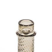 Kaarshouder - Glas - Smokey - 8x10cm