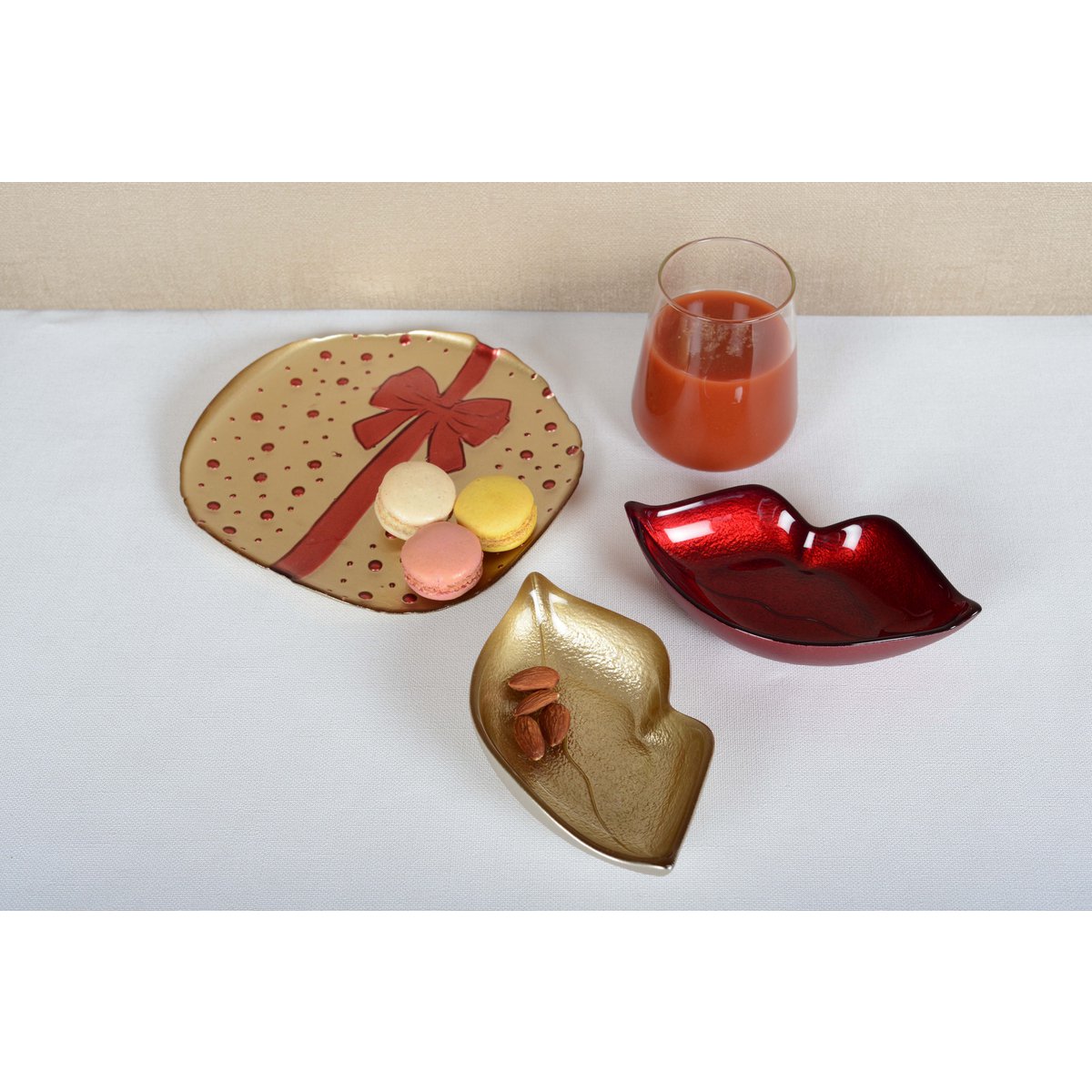Cup Mouth Rouge Brillant 17.5x4x4cm 