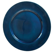 Decorative dark blue under plate