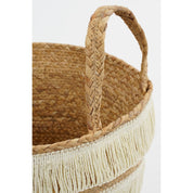 Storage basket - Set of 2 - H30 x Ø32 cm - Waterhyacint - Brown