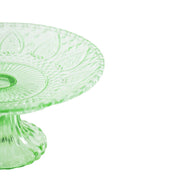 Taartbord - Glas - Groen - 15x8cm