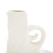 Vase - pistol - ceramic - sand - 12x5x12cm