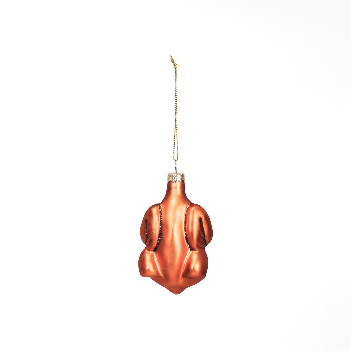 Christmas pendant - Turkey - Glass - Brown - 6.5x5.5x11.5cm