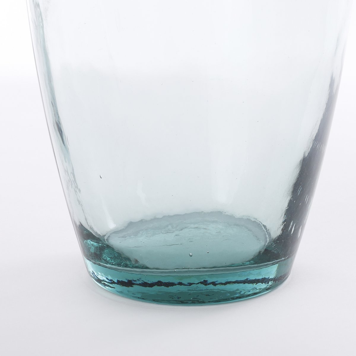 Kyara Bottle Vase - H100 x Ø20 cm - Recycled Glass - Transparent