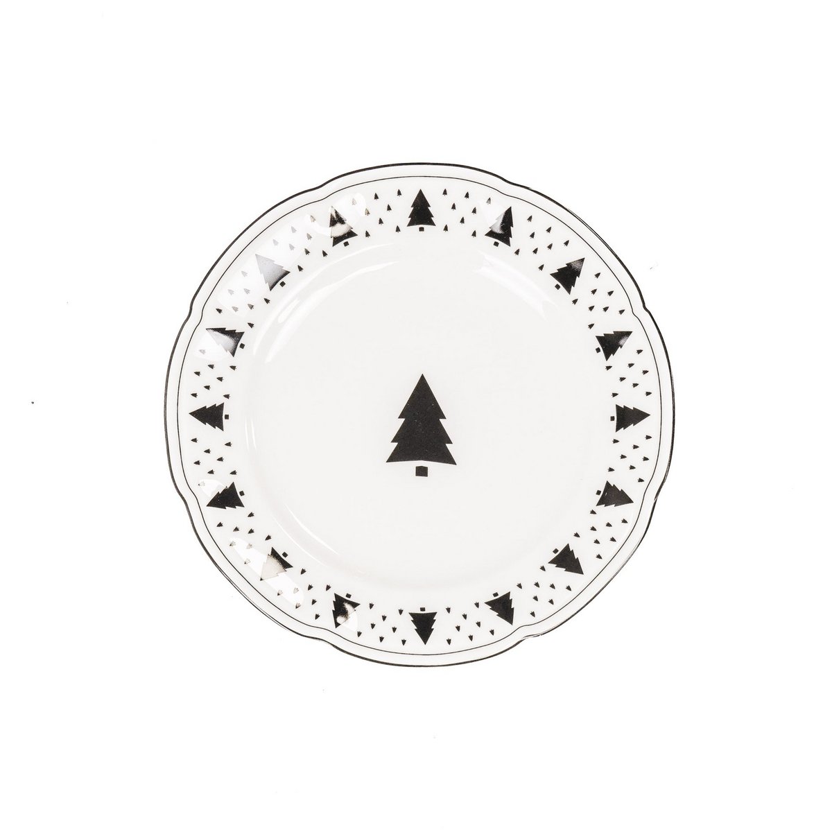 Plate - Christmas tree - 19.5 x 19.5 x 1.2 cm