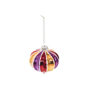 Christmas ball - Glass - Multicoloured - 8x8cm