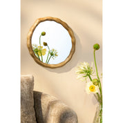 Nick Wall Mirror - L36 x B2 x H38 cm - FSC 100% - Mangohout - Dark Brown