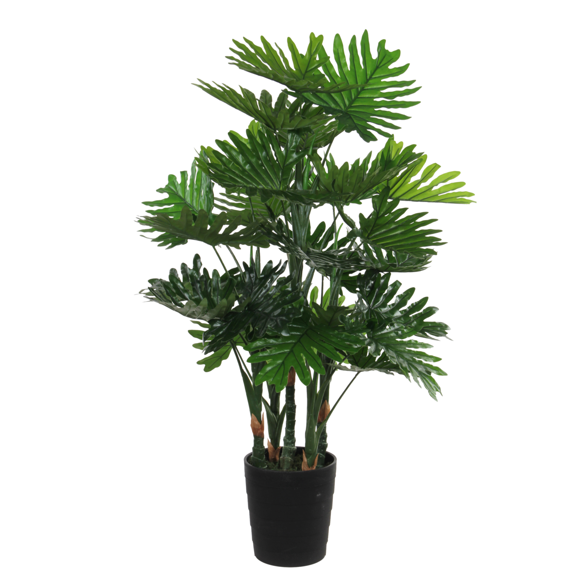 Philodendron Artificial Plant - H120 x Ø80 cm - Green