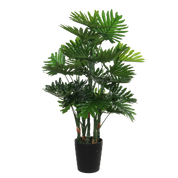 Philodendron Artificial Plant - H120 x Ø80 cm - Green