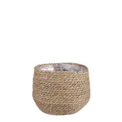 Jorck Plant Basket - H19 x Ø22 cm - Seagrass - Light brown