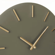 Brixen Wall Clock - Ø36 cm - Dark Green