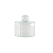 Crystal Glass Box with 10x10x10cm Diamond Lid