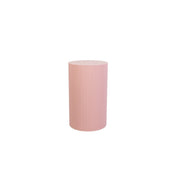 Side table/pillar - cylinder- light pink 