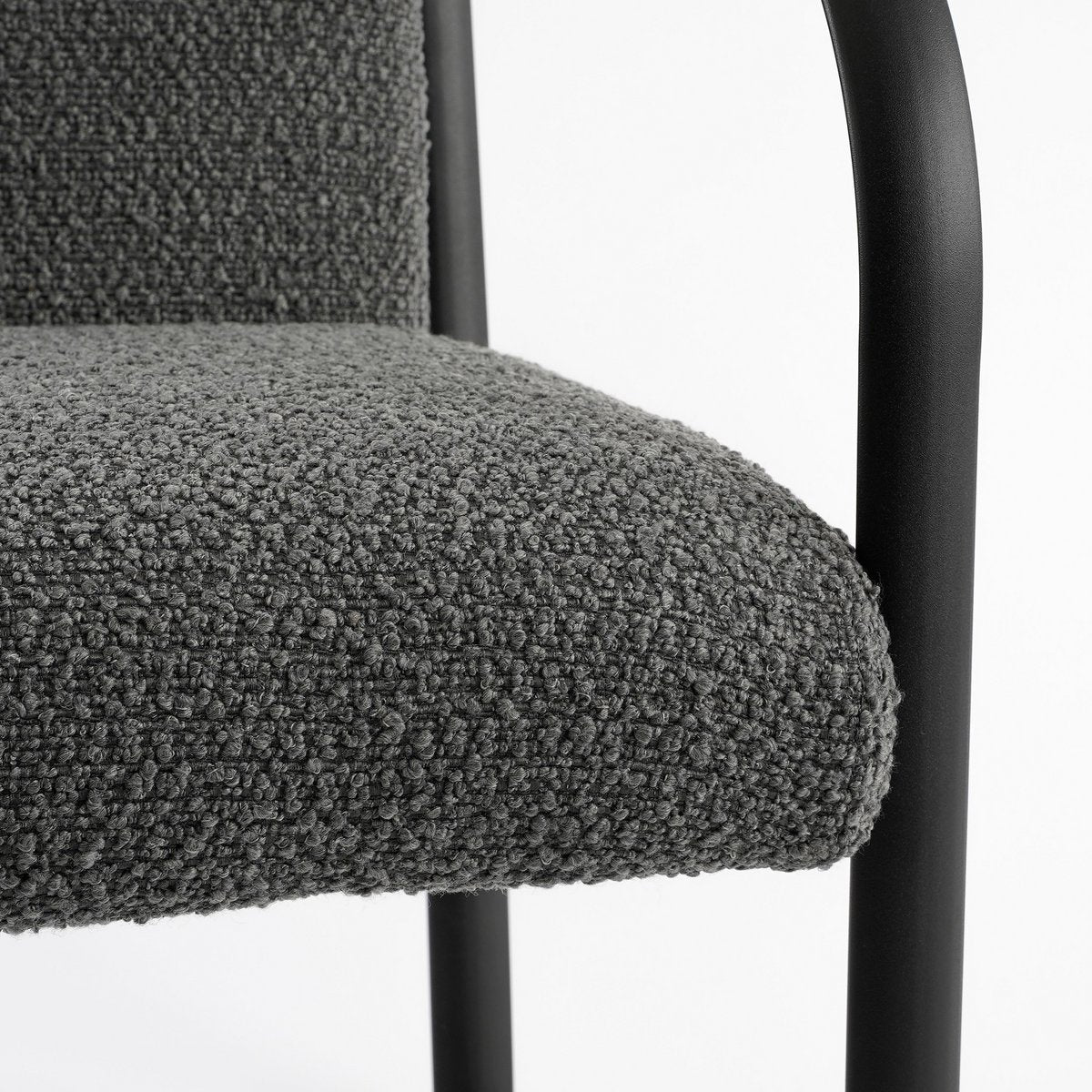 Symon Armchair - L72 x W69 x H81 cm - Dark gray