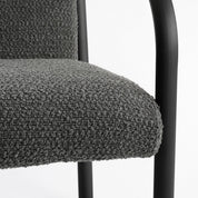 Symon Armchair - L72 x W69 x H81 cm - Dark gray