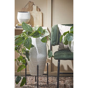 Ascot Plant Stand - L24 x W24 x H25 cm - Metal - Black