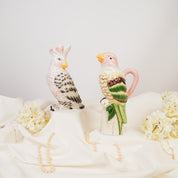 VASE- Bird-dolomiet-roze-12*9*23cm