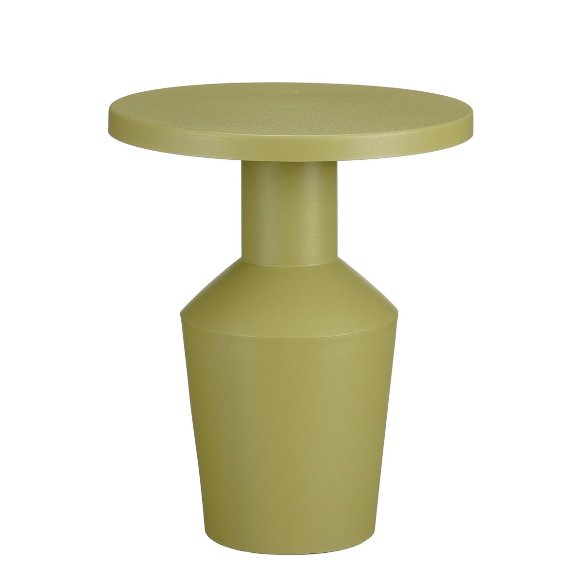 Feroza side table - H41 x Ø34 cm - Metal - Light green