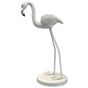 Ornament - Flamingo - Metal - Sand - 9x7.5x19.5cm