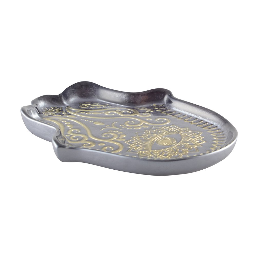 Fatma decorative serving tray Silver
