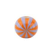 Kandelaar - Swirl - orange/lila - 10x10x10cm