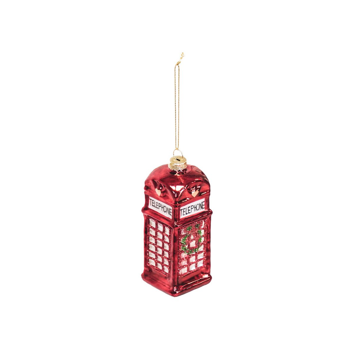 Christmas pendant - Anniversary kiosk - Glass - 4.5x4.5x12cm