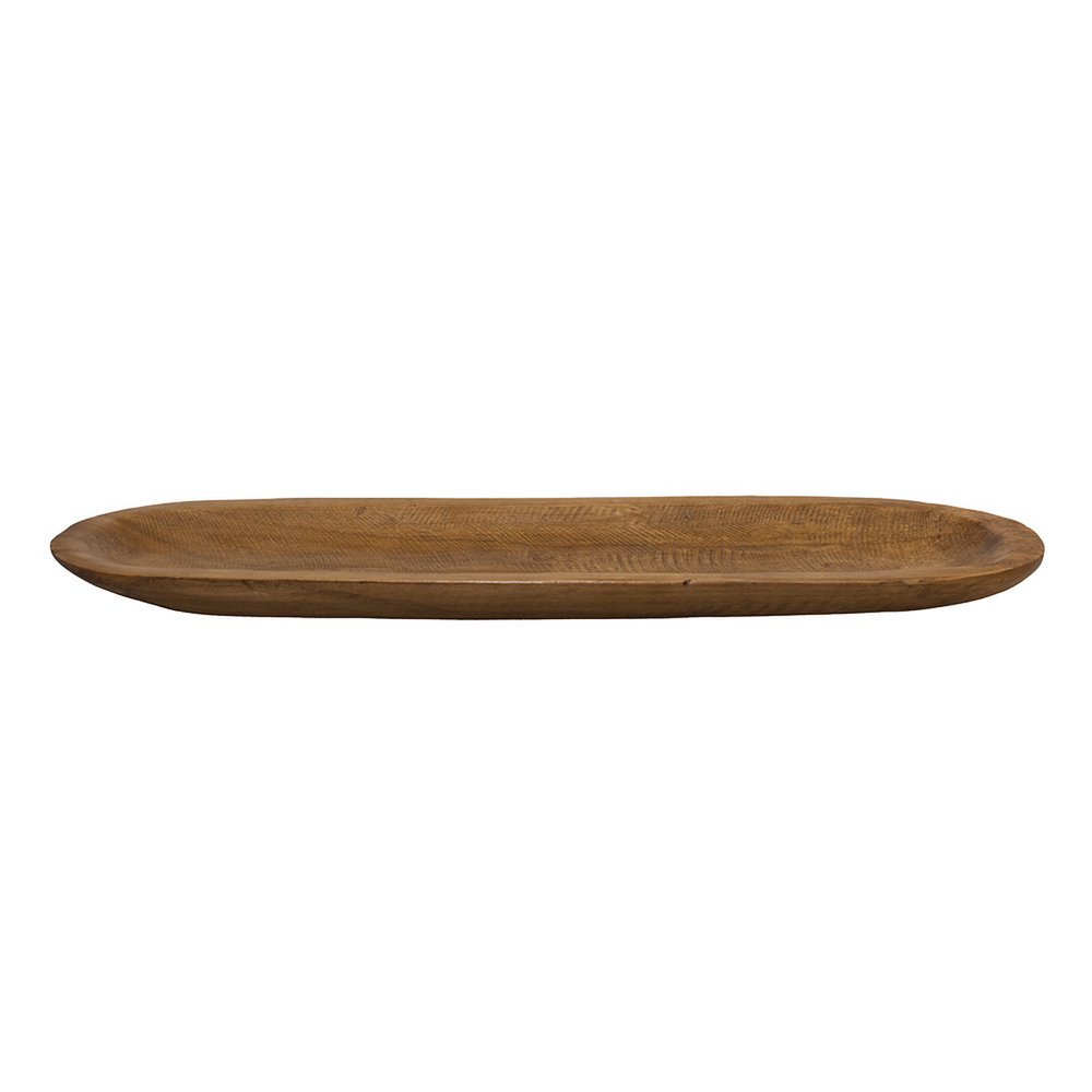 Long oval wooden Decorative tray 