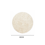 Mirror - Round - Smoked glass - 60x1x60cm