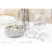 Shiny Silver Deco 20x20x8cm