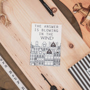 Postcard - Blowing in the wind - Set of 5 