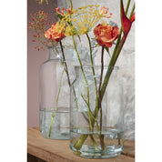 Vase Vienne - H40 x Ø23 cm - Verre recyclé - Transparent