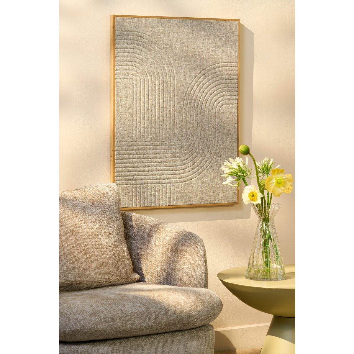Mista Wall Decoration - L60 x B3 x H80 cm - 100% FSC - MDF - Brown
