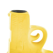 Kandelaar - pistolet - céramique - jaune fluo - 12x5x12cm