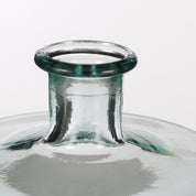 Guan Bottle Vase - H26 x Ø21 cm - Recycled Glass - Transparent