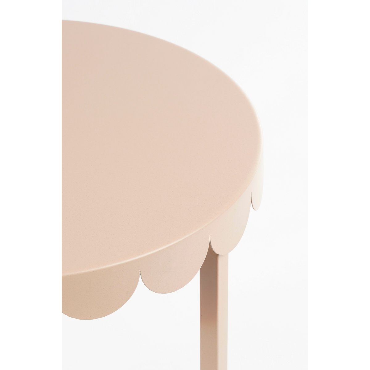Lara side table - Set of 2 - H51 x Ø40 cm - Metal - Light pink