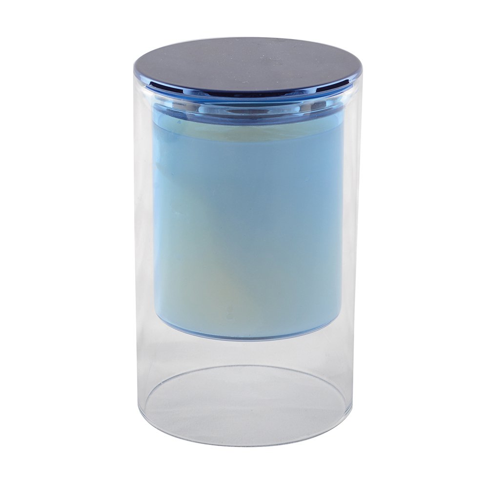 Blue Candle Perfumed with Cedarwood