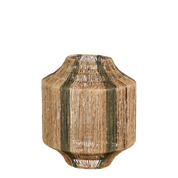 Liliano Lantern - H36 x Ø30 cm - Jute - Dark green