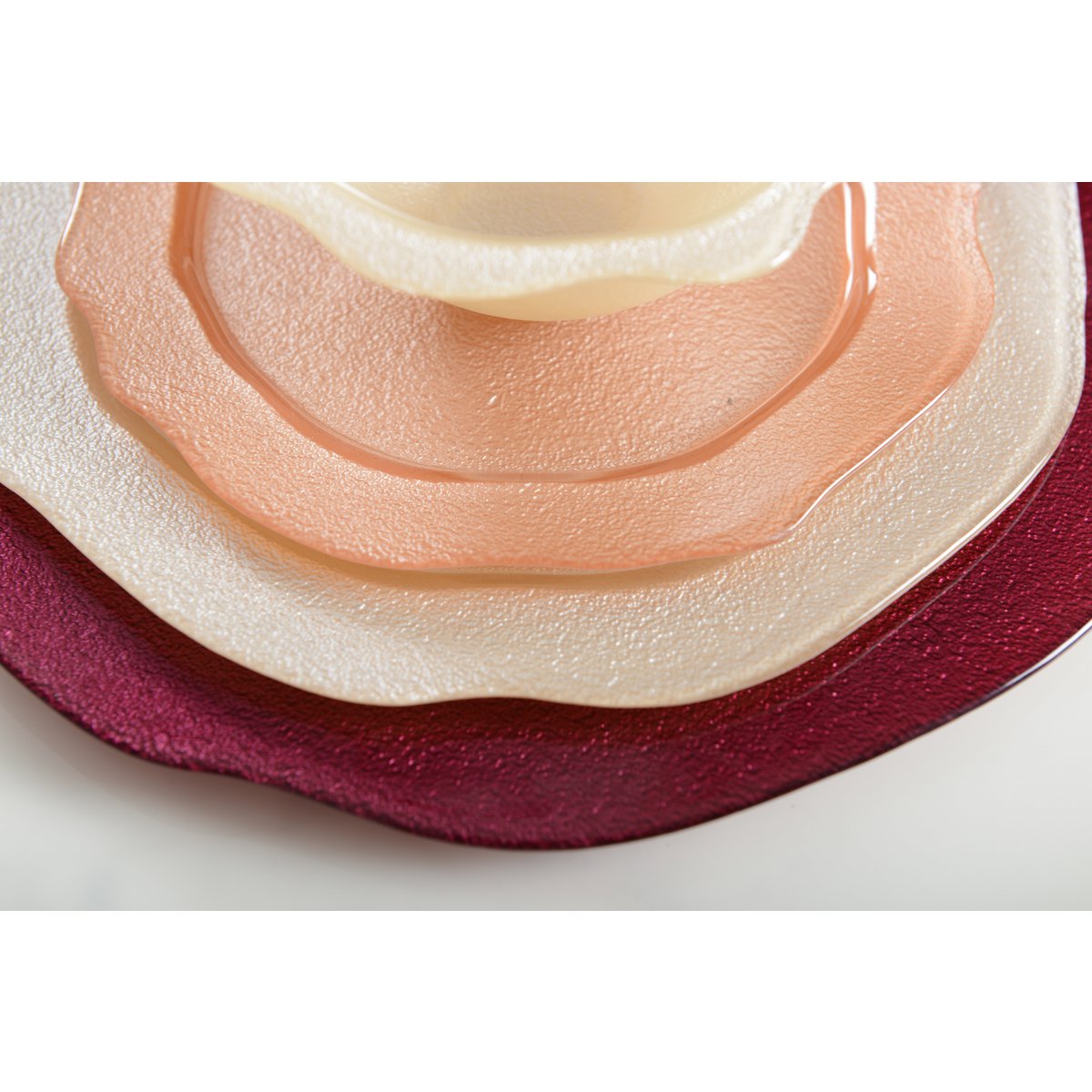 Serveerbord roze -