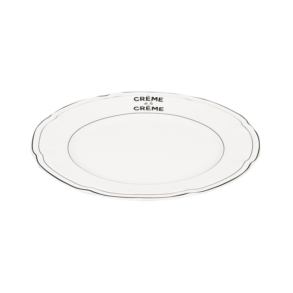 Plate - Creme de la Creme - Newbone China - 26x26x1.5cm